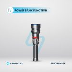 چراغ قوه شارژی ضدآب 4000mAh LED Flashlight پاورولوژی مدل PPBCHA64 - Image 4