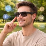 عینک هوشمند AIMB G1 AI Smart Glasses | دوربین 1080P، ترجمه و دستیار صوتی - Image 3