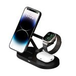 شارژر وایرلس رو میزی 5 کاره لولو LEVELO Premio 5 In 1 Wireless Charging Pad LVL51WCPBK - Image 9