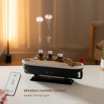 رطوبتساز و خوشبوکننده هوا طرح کشتی RGB | Aroma Diffuser بخور سرد - Image 4
