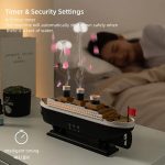 رطوبتساز و خوشبوکننده هوا طرح کشتی RGB | Aroma Diffuser بخور سرد - Image 6