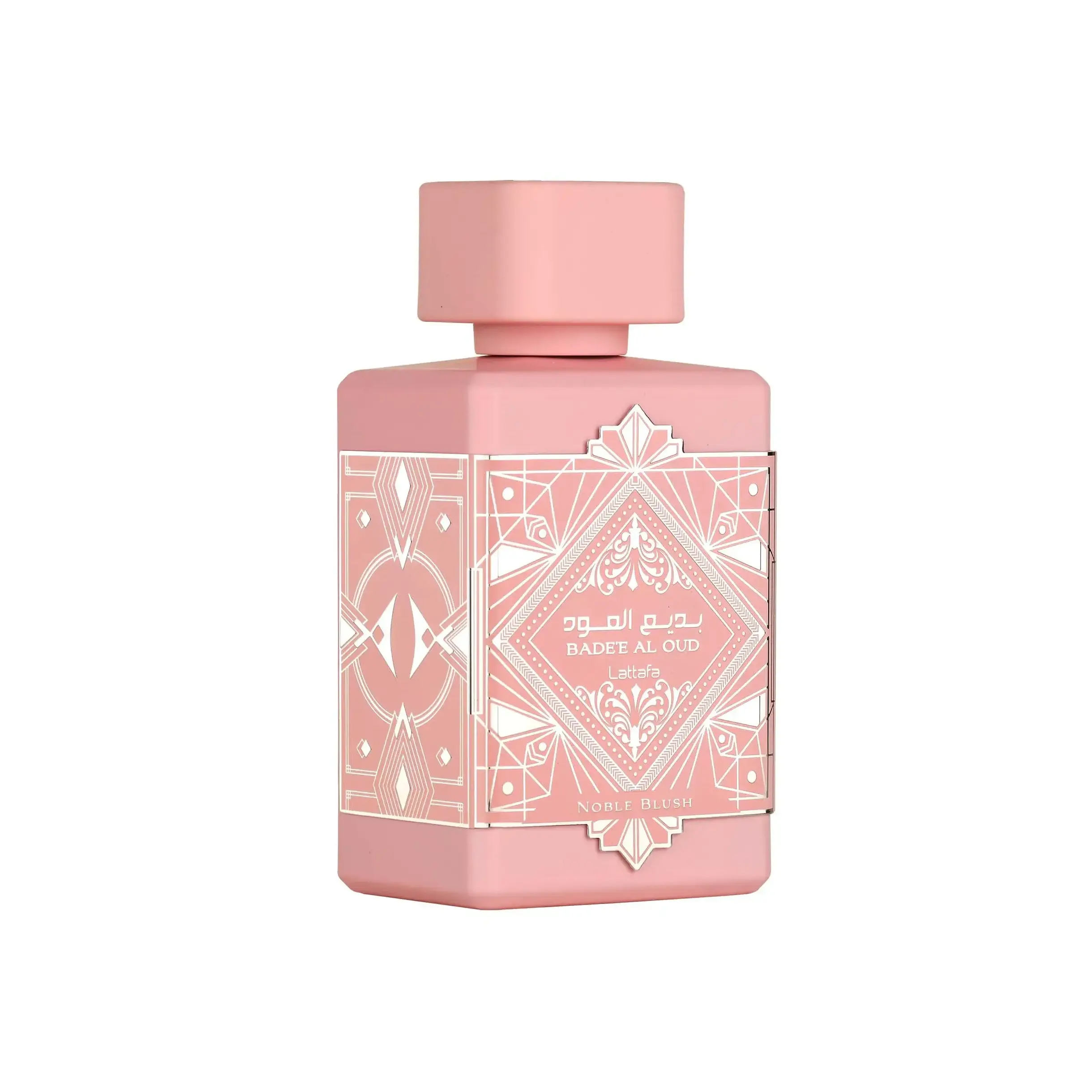 Badee-Al-Oud-Noble-Blush-Bottle عطر لطافه بدیع العود نوبل بلاش 100 میل | Lattafa Badee Al Oud Noble Blush EDP