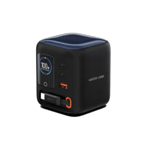 آداپتور مسافرتی گرین لاین Centurion 100W GaN Travel Adapter GNCEN100ADBK