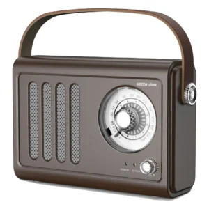 اسپیکر رادیویی کلاسیک گرین لاین مدل Vintage Radio Speaker GNVINRDSPKBR