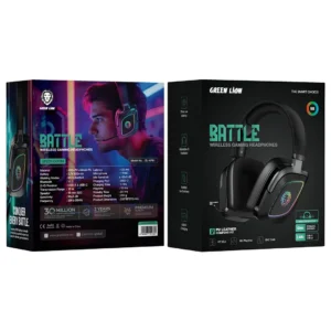 هدفون گیمینگ بیسیم گرین لاین Battle GNBTLGAMHPBK