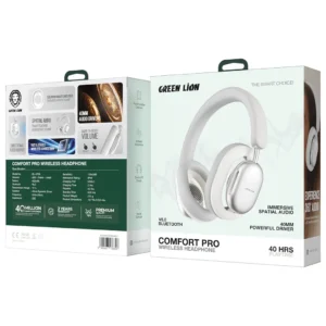 هدفون بیسیم گرین لاین Comfort Pro مدل GNCMFRTPRWHP