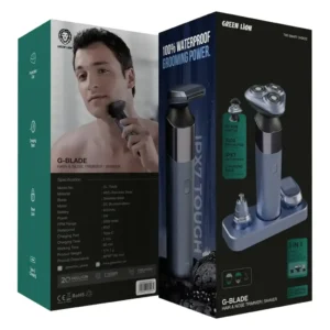 موزن بینی و ماشین اصلاح 3 در 1 گرین لاین G-Blade خاکستری GNGBLDTRIMGY