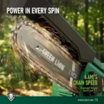 اره زنجیری شارژی براشلس گرین لاین GES-8 Brushless - GNOCSWTLGN - Image 5