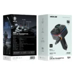 شارژر فندکی خودرو گرین لاین با بلوتوث 5.4 و دو درگاه شارژ مدل GNFM2TRNSMBK