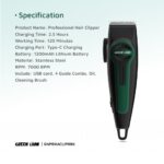 ماشین اصلاح حرفهای گرین لاین Professional Hair Clipper GNPRHACLIPRBK - تصویر 3