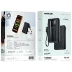 پاوربانک گرین لاین Torino 10000mAh GNTOR10KPBK