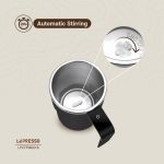 ماگ همزن دار خودکار LePresso Stirmagic LPCFFM0018 مشکی | لیوان برقی استیل 380ml - Image 9