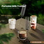 کیت قهوهساز لپرسو Brewology اسپرسوساز، آسیاب شارژی و همزن شیر مدل LPCFFBCK0023BK - Image 5