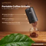 کیت قهوهساز لپرسو Brewology اسپرسوساز، آسیاب شارژی و همزن شیر مدل LPCFFBCK0023BK - Image 4
