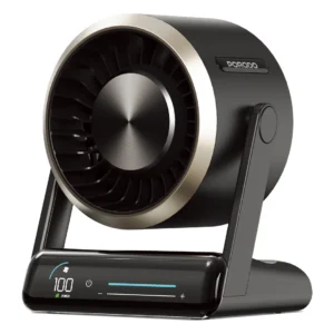 پنکه رومیزی هوشمند پورودو Porodo Lifestyle Chillo Core با نمایشگر LED مشکی PDLFSTZH37BK