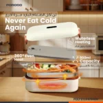 لانچ باکس برقی دوحالته پرودو LunchMate مدل PDLFSTL0376WH - Image 2