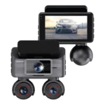 دوربین ثبت وقایع خودرو پاورولوژی Sentra سه لنزه با دوربین عقب و ضبط 4K | PWCAM108BK