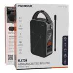 پمپ باد شارژی خودرو پرودو Flator 4000mAh با نمایشگر فشار مدل PDGA03BK - Image 2