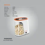 پاپ کورن ساز هوای داغ پورودو Porodo Lifestyle PD-LFST061-WHOG - تصویر 9