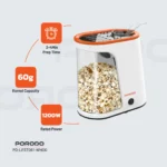 پاپ کورن ساز هوای داغ پورودو Porodo Lifestyle PD-LFST061-WHOG - تصویر 4