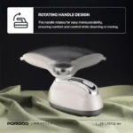 اتو بخار پرتابل رترو پرودو با دماسنج مدل PDLFST116WH Porodo Lifestyle Retro - Image 3