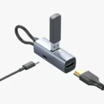 هاب USB-C آلومینیومی مینی پاورولوژی مدل PWJT424BK - Image 3