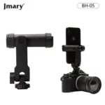هولدر موبایل جیمری BH-05 Jmary با دو پایه Cold Shoe و چرخش 360 درجه - Image 13