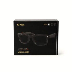 عینک هوشمند دوربین دار 8 مگاپیکسل مدل AiMB Glasses S2 Max با 3 لنز قابل تعویض