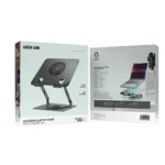 استند لپ‌تاپ قابل تنظیم گرین لاین با فن خنک‌کننده مدل GNAD360STDBK - Image 3