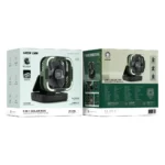 پنکه خورشیدی 3 در 1 گرین لاین با چراغ LED و پاوربانک مدل GNPF25SOLFNBK - Image 2