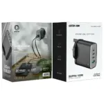 شارژر دیواری 100 وات گرین لاین مدل Supra UK GN1003C1AUKBK - Image 3
