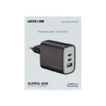 شارژر دیواری 65 وات گرین لاین مدل Supra EU GNSPD65WEUBK - Image 2
