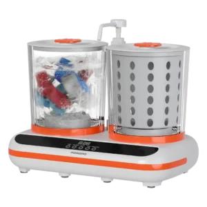 مینی ماشین لباسشویی قابل حمل دو مخزنه پرودو Lifestyle Launder Twin مدل PDLFSTHP200WH