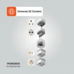 مبدل برق جهانی پرودو مناسب بیش از 150 کشور مدل PDFWCH041WH - Image 4
