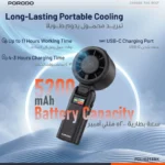 پنکه هوشمند پرودو Chillo Bot AI با کنترل صوتی و مه‌پاش مدل PDLIG218BK - Image 3