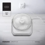 Porodo Lifestyle Portable Transparent Cooling Fan