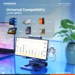 مبدل OTG پرودو MiniLink با پشتیبانی از USB-C، Micro USB، Lightning و کارت حافظه مدل PDOTG50GY - Image 3
