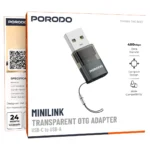 مبدل OTG پرودو MiniLink USB-C به USB-A خاکستری PDCTOA50GY - Image 5