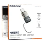 مبدل OTG پرودو MiniLink Lightning به USB-C خاکستری PDLTOC50GY - Image 5