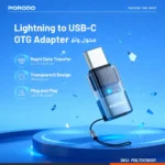 مبدل OTG پرودو MiniLink Lightning به USB-C خاکستری PDLTOC50GY - Image 4