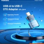 مبدل OTG پرودو MiniLink USB-A به USB-C رنگ خاکستری PDATOC50GY - Image 4