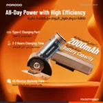 قیچی برقی شارژی پرودو Sharp با چراغ راهنما و نمایشگر LED مدل PDCESTY008GY - Image 3