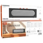 اسپیکر بلوتوثی قابل حمل پرودو Soundtec Vibe Bar مدل PDWBT512BK - Image 2