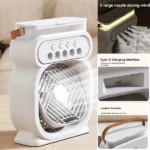 پنکه رومیزی مدل FAN HUMIDIFIER ظرفیت 2600 میلی آمپر ساعت - Image 4