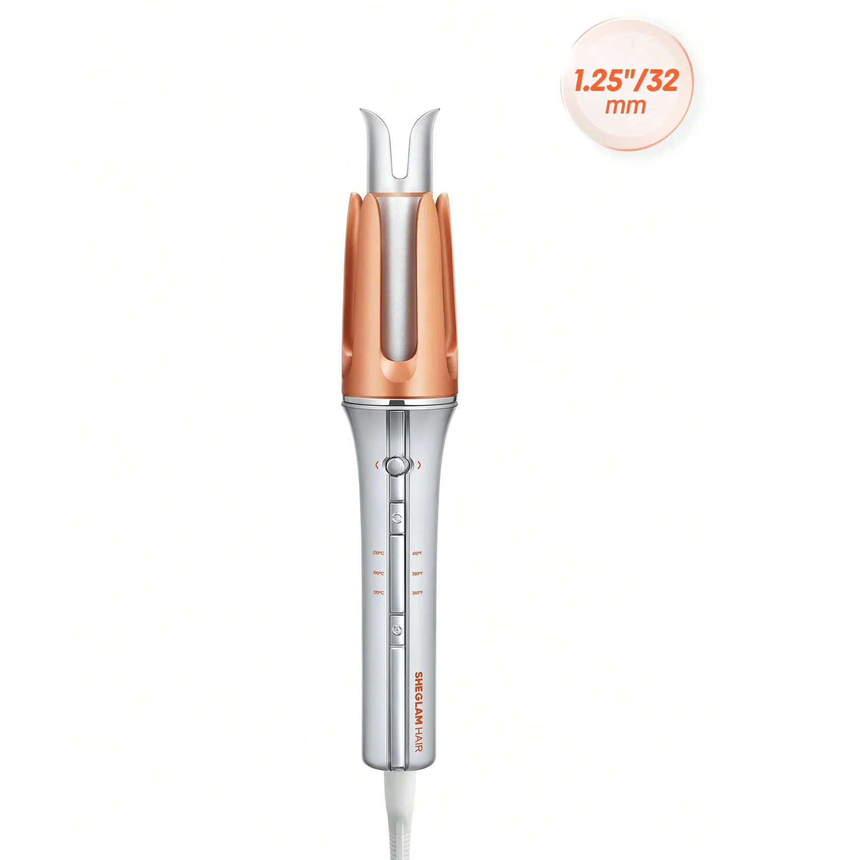 17648276069cd645f674b563b0659b82b75b05df51 فرکننده موی اتوماتیک شیگلم مدل It-Curl One-Touch Instant Curler 32mm - Image 1