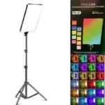 نور ثابت ال ای دی PM-48 RGB همراه سه پایه - Image 8