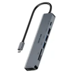 هاب USB-C هفت‌کاره گرین لاین GN7N1CHUBGY