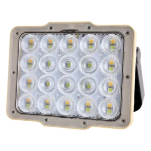 پروژکتور خورشیدی گرین لاین با باتری 4800 میلیآمپرساعت و 43 LED مدل GNFL13SOLGTBK
