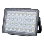 پروژکتور خورشیدی گرین لاین با باتری 7200 میلی‌آمپرساعت و 59 LED مدل GNFL14SOLLGBK