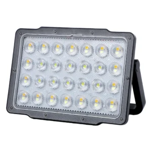 پروژکتور خورشیدی گرین لاین با باتری 7200 میلی‌آمپرساعت و 59 LED مدل GNFL14SOLLGBK